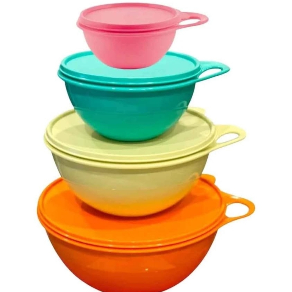 Tupperware Multicolor Food Storage Bowl Set